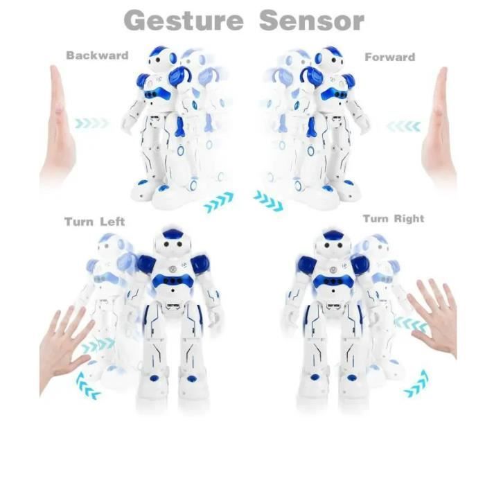 Robot Jouet Télécommandé Programmable Pour Enfants 4-12 Ans - Danse, Chant, Contrôle Gestuel