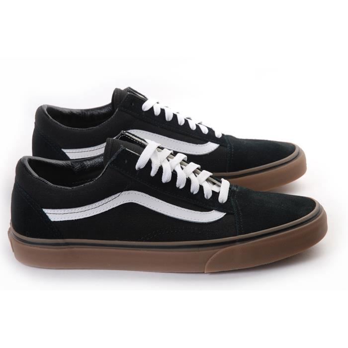 Baskets Vans Old Skool Gumsole VANS Homme Cuir Noir