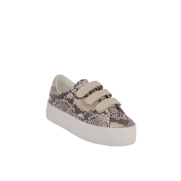 Basket Scratch Imprim Serpent Plato M Straps Gaya Blanc