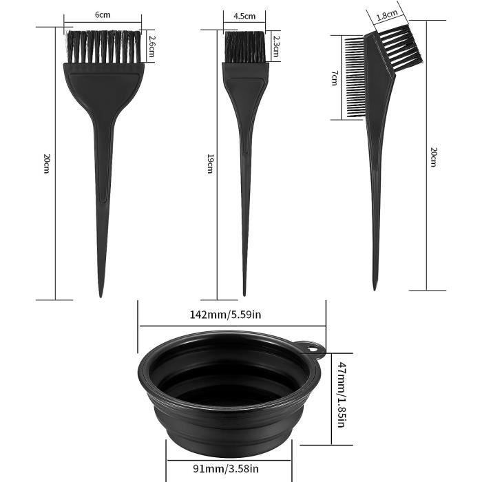 12 Pièces Outils De Teinture Cheveux Brosses Professionnelles Utiliser 12 Pièces Outils De Teinture Cheveux Brosses Professionnelles Utiliser