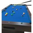 BILLARD AMERICAIN NEUF Snooker table de poll biljart salon 7 ft - BLUE SEA table de billard, DIMENSIONS RÉGLEMENTAIRES, Blue-2