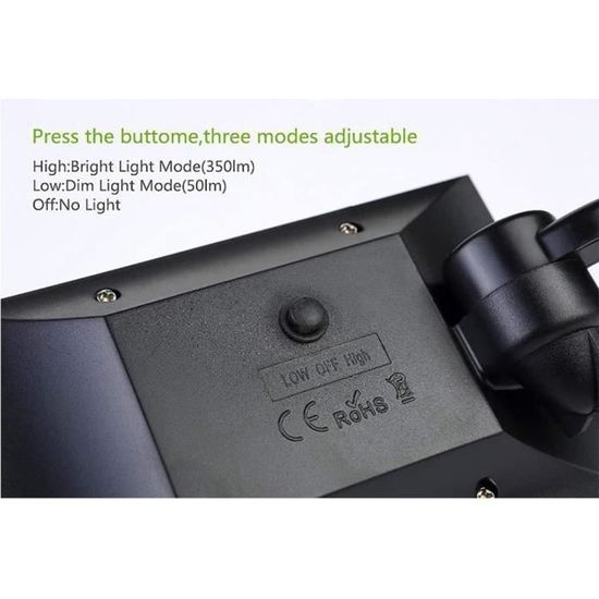 Btfarm : Lot De 4 Spot Solaire Exterieur, 72 LED Lampe Solai