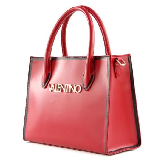 VALENTINO BAGS Mayor Tote Rosso Nero 100608 Cdiscount Bagagerie Maroquinerie
