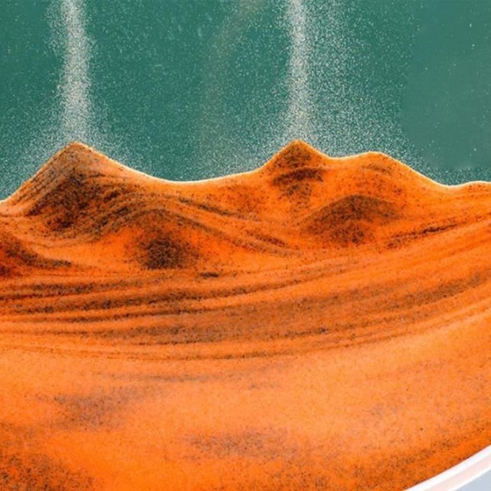 Sable en mouvement dynamique 3D, sable mobile Image rond Verre 3D Sands de  sable de mer profonde en mouvement Affichage fluide Sable - Cdiscount Maison