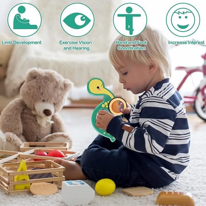 Jouet Tirer en Bois Jeu d veil Original pour Enfant b b Fille