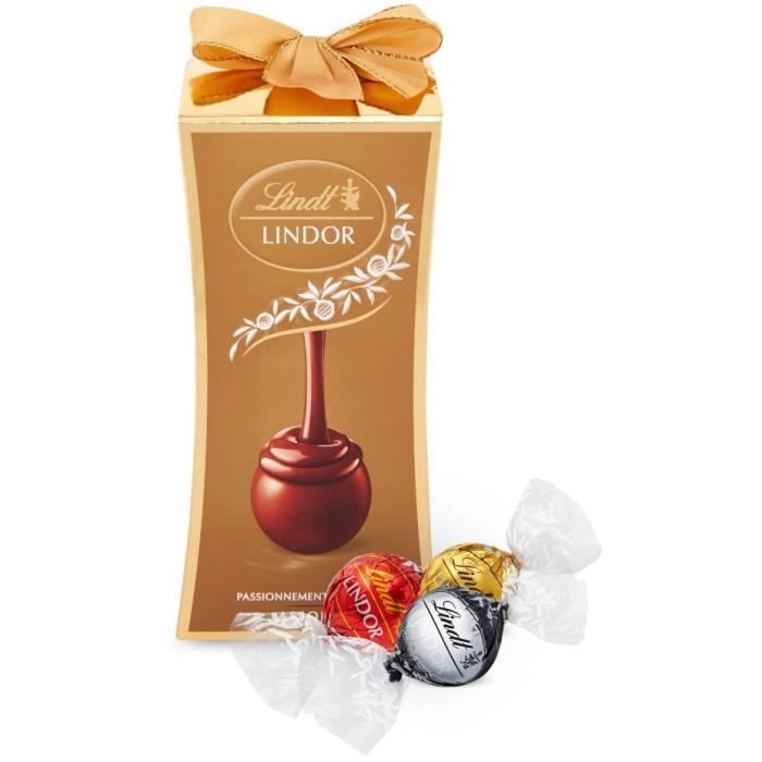 Boules de chocolat Lindt Lindor - mélange 1kg / 80 pièces - dans une boîte  cadeau