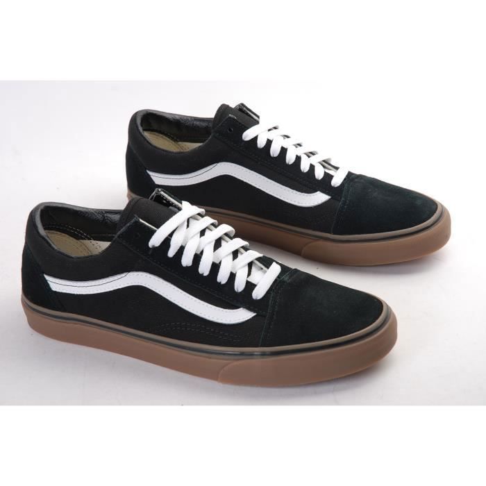 Baskets Vans Old Skool Gumsole VANS Homme Cuir Noir