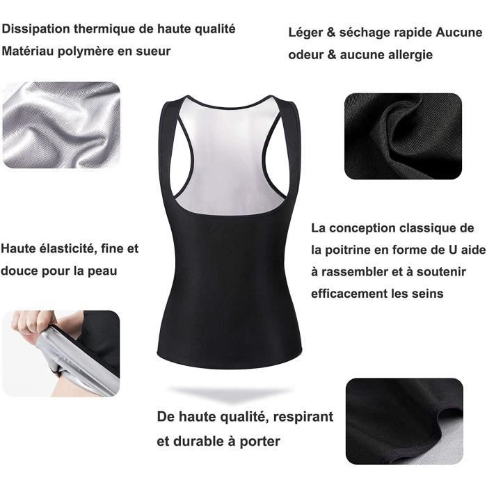 Gilet De Sudation Néoprène Airprene – Gainant, Brûle-graisse, Fermeture éclair, Pour Femme, Sport Et Sauna