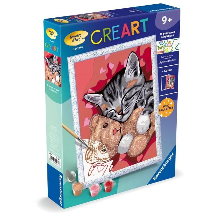 Ravensburger CreArt Kids - Kit de Peinture par Numéros Licornes