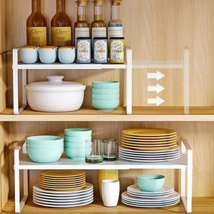 Étagères Télescopique Cuisine, Étagère Rangement Cuisine Avec 3