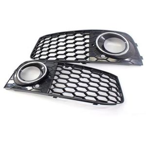 Grille D'aération Phare Antibrouillard Avant Gauche/droit Pour Audi A4 B6 Sedan 2001-2005 - Noir ABS, OEM 8E0807681/82 - 1