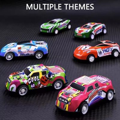 Stunt Lot de 6 voitures de jeu en alliage pour enfants et garçons