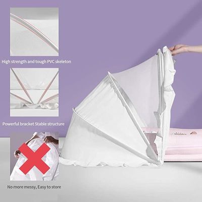 mizikuu Moustiquaire pour Berceaux, Moustiquaire Universelle pour