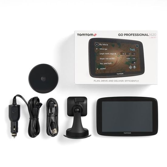 GPS poids lourds TomTom GO Professional 620 cartographie Europe 49