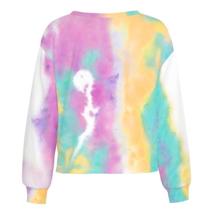 Sweat femme sales multicolore
