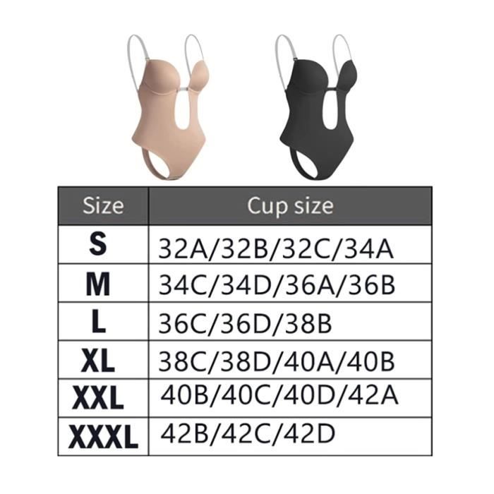 Bustier gainant store dos nu