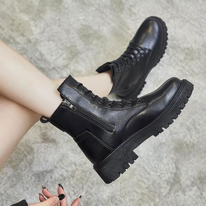 Bottes à lacets femme rétro hotsell