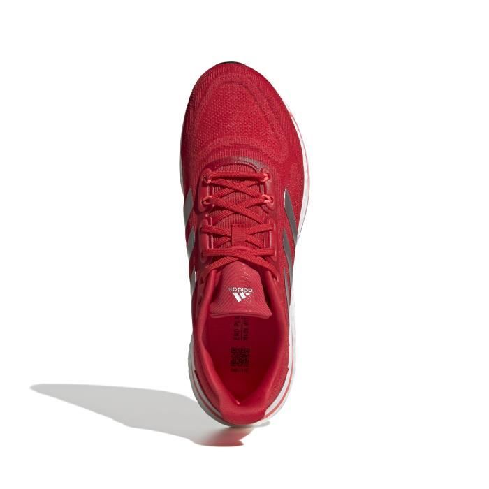 Chaussures de running adidas Supernova rouge puissant argent mat rose 42 2 3 Cdiscount Sport