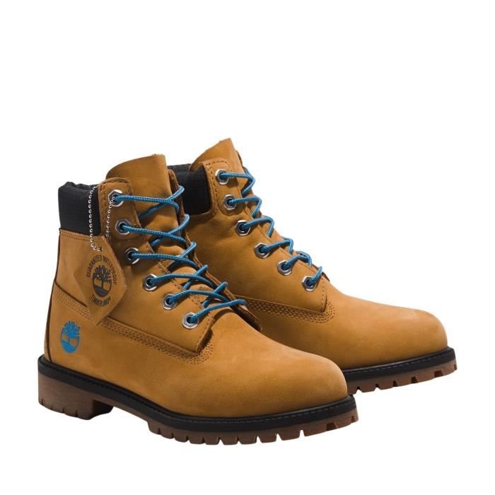 Bottines enfant Timberland Premium 6 Inch Marron Cuir Lacets Haute Light brown Cdiscount Chaussures