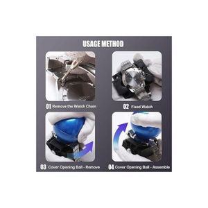 Ouvre-boîte De Montre En Caoutchouc - Ouvre-billes à Friction Pour Boîtiers De Montre - Outil Portable Diamètre 6,5 Cm - 12