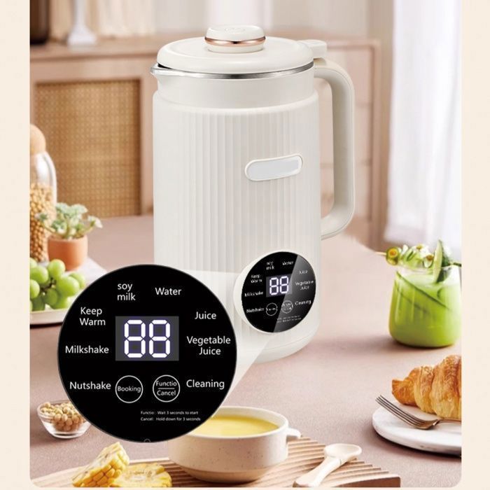 achine à Lait Végétaux, 1.4L achine à Lait de Noix Autoatique, achine à Soothie et Jus avec