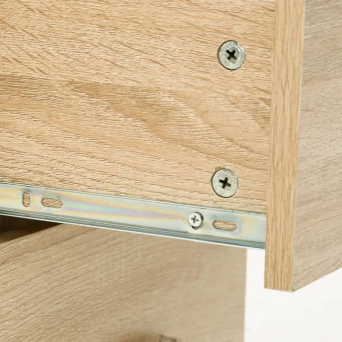 vidaXL Ensemble de meubles salle de bain 6 pcs chêne bois d'ingénierie