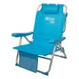 Chaise pliante en aluminium Aktive - modèle 53983 - 5 positions - bleu-0