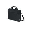 Dicota DICOTA Sacoche BASE XX Toploader Noir pour PC Portable 13"-14.1" legere en polyester avec fermeture eclair Garantie 5 ans D31-0