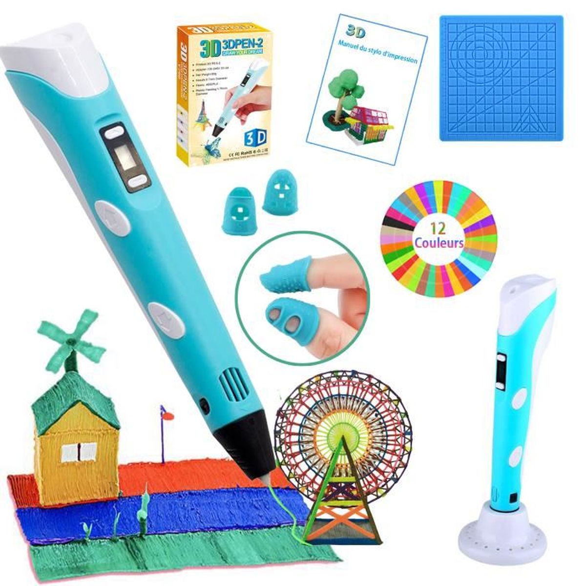 ULTECHNOVO Lot De 10 Planches à Dessin Transparentes En PVC