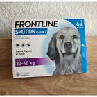FRONTLINE® SPOT ON pour Chiens Moyens & Grands –6 Pipettes - Élimine rapidement puces, tiques et poux