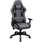 INTIMATE WM HEART IWMH Chaise Gaming en Tissu, Fauteuil de Bureau Ergonomique, Siège Pivotant Haut Dossier Inclinable - Gris