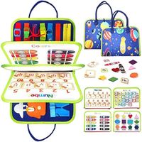 Tableau d'activités de jouets sensoriels éducatifs, jouets pour enfants Montessori pour 2 3 4 5 ans