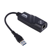 Cartes réseau,Adaptateur de réseau filaire USB 3.0 vers Gigabit Ethernet RJ45 LAN (10-100-1000) Mbps, carte - USB 3.0 to RJ45