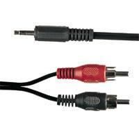 Cable Jack 3.5mm Stereo Male / 2xRCA Male - 1.5m