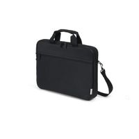 Dicota DICOTA Sacoche BASE XX Toploader Noir pour PC Portable 13"-14.1" legere en polyester avec fermeture eclair Garantie 5 ans D31
