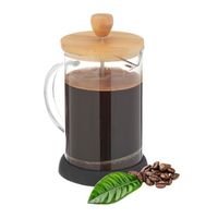 Machine à café avec couvercle en bambou - 10044152-59