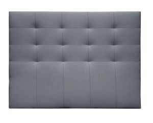 TÊTE DE LIT Tête de lit en simili-cuir coloris gris - longueur 160 x profondeur 4 x hauteur 120 cm