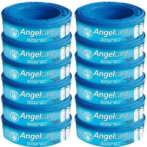 RECHARGE POUBELLE Angelcare Lot de 12 recharges pour poubelle