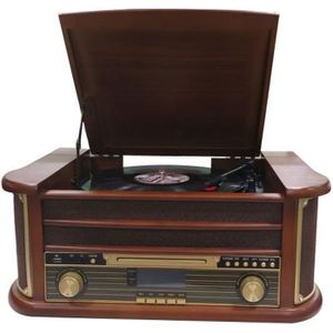 Fonction Enregistrement Rouge Camry CR 1134/ R Radio et Tourne-Disques avec CD//MP3//USB