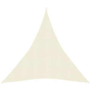 VOILE D'OMBRAGE Fangming-Voile d'ombrage 160 g/m² Crème 4x5x5 m PEHD
