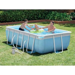 PISCINE Piscine tubulaire rectangulaire INTEX L3,00 x l1,7