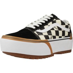 BASKET Basket Checkerboard Old Skool Stacked - VANS - Bla