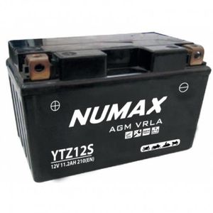 BATTERIE VÉHICULE Batterie moto Numax Premium AGM YTZ12S 12V 11.2Ah 210A