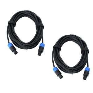 Pronomic Stage BOXJ1-5 Câbles Enceintes Jack 6.3mm 5m - Audio Professionnel