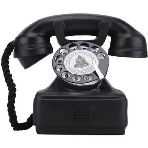 Téléphone fixe SHENGLU-Téléphone Fixe Vintage Retro Téléphone Fil
