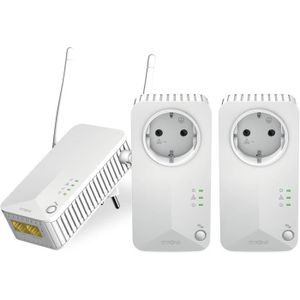 COURANT PORTEUR - CPL STRONG Pack de 3 CPL 600 Mbps et 1 CPL WiFi