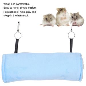 CORBEILLE - COUSSIN Hamster hamac chaud en peluche tunnel cage tube de