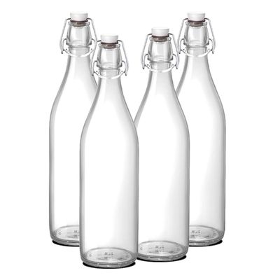 10 Tubes à Essai En Verre Borosilicate 60ml - Avec Bouchons Liège - Bamboopack - Pour Laboratoire, Stockage, Décoration