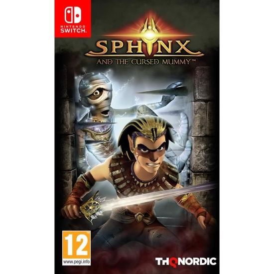 Jeu d'action/aventure - Sphynx and the Cursed Mummy - Nintendo Switch - THQ Nordic - En boîte - Octobre 2018
