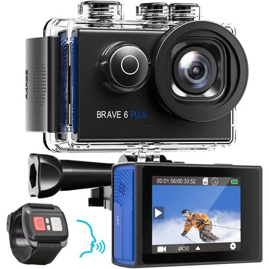 YDI 4K G80 Caméra Sport 30M Étanche Caméscope d’Action WiFi 20MP Ultra